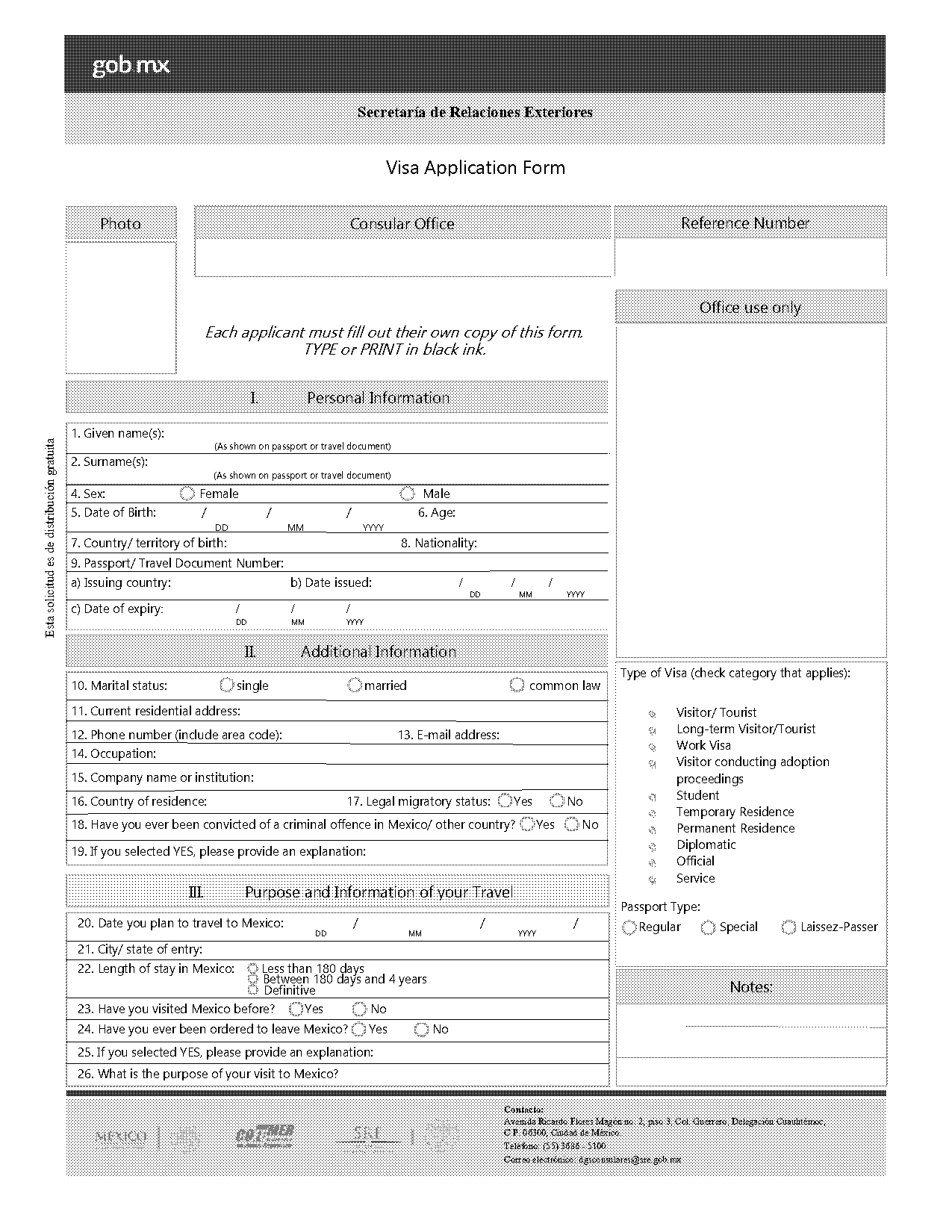 mexico fmm form pdf version