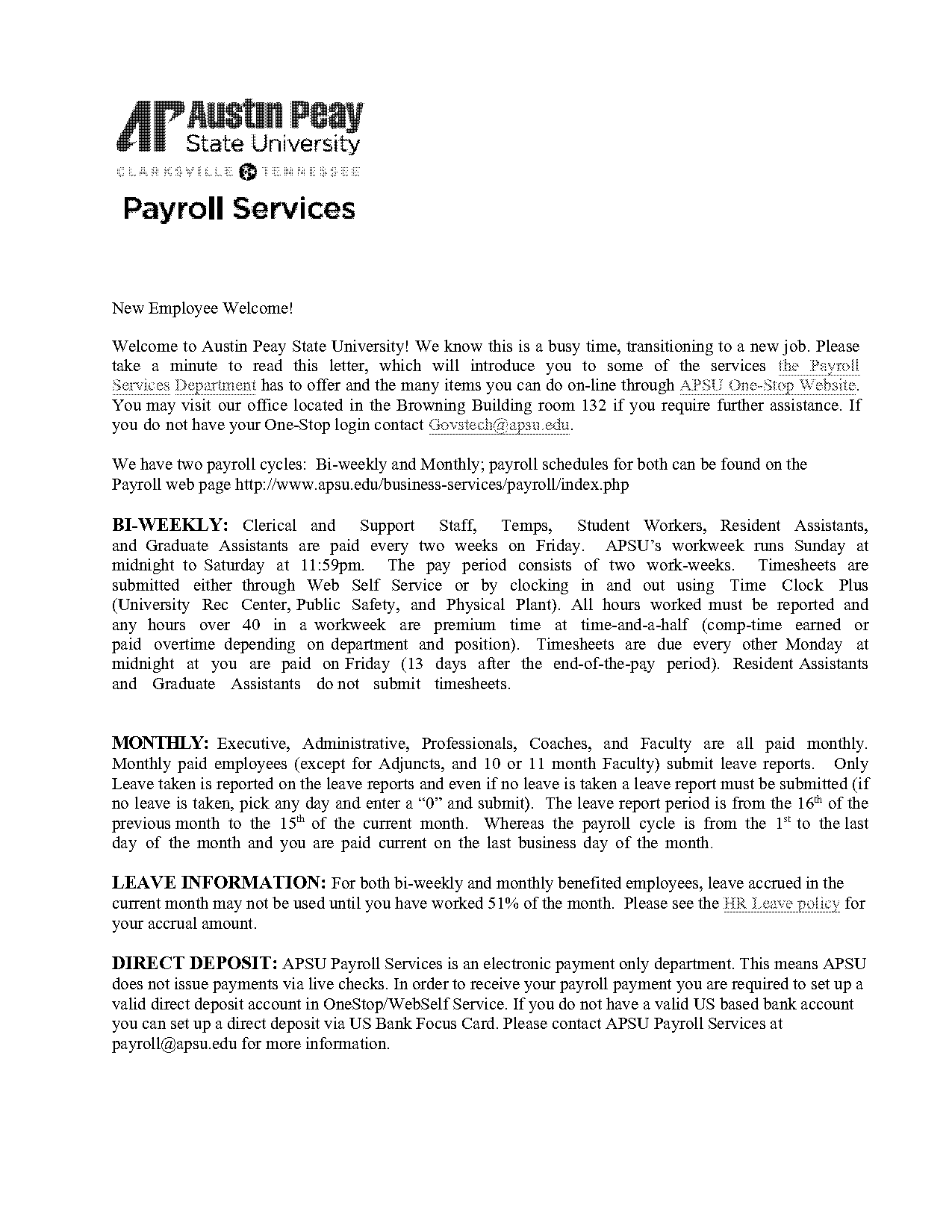 new employee welcome notice